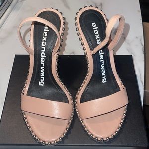 Alexander Wang nude heels. Size 36 1/2